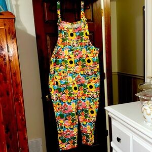 Lucy & Yak Colorful Floral Jumpsuit